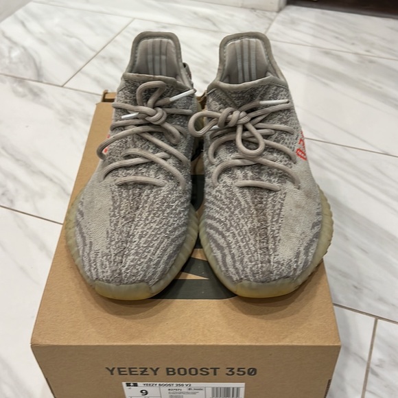 Men’s Yeezy Blue Tint 350. Size 9. - Picture 3 of 5